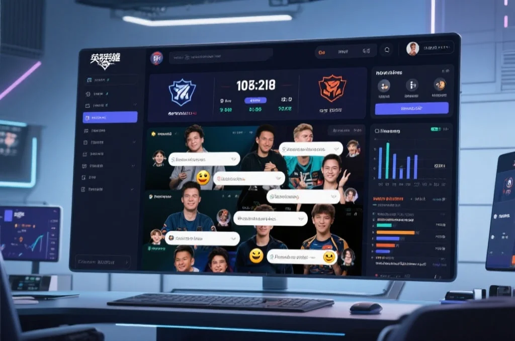 电竞赛事信息平台界面